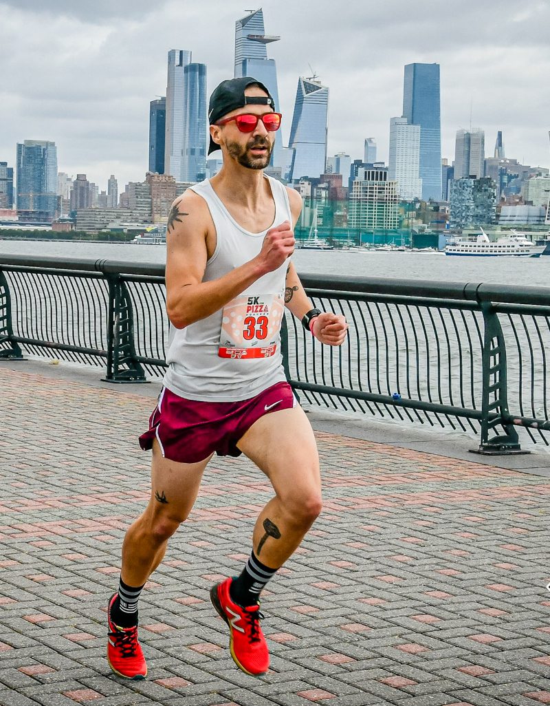 Dan Atkinson running a marathon